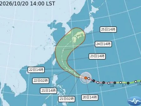 薔琵颱風動態：週五、週六風雨最大，警報何時發？會放颱風假嗎？