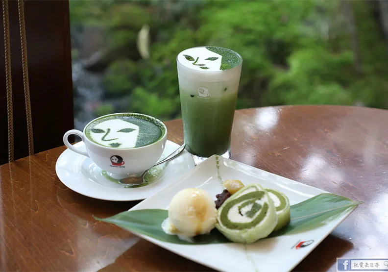 京都嵐山品嚐賞心悅目的藝伎抹茶甜點