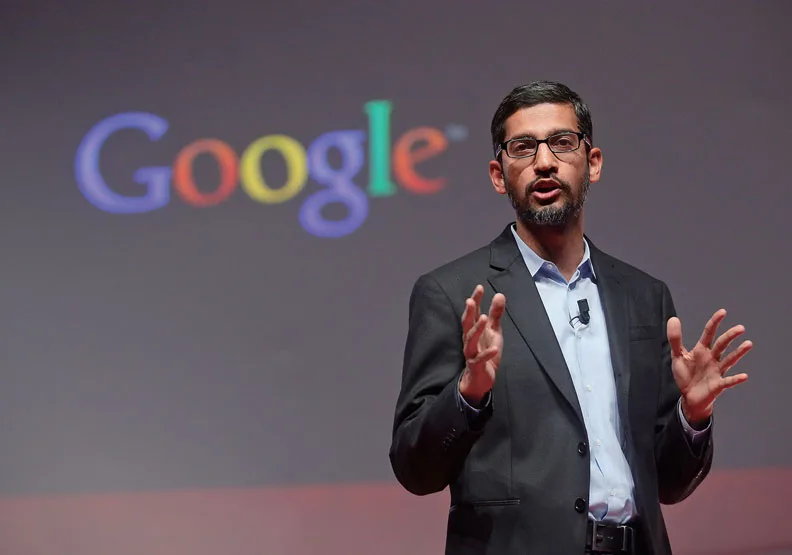 Google執行長桑德爾．皮蔡（Sundar Pichai）。圖片來源：達志影像