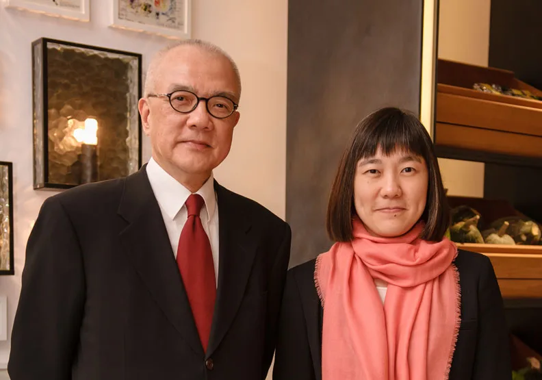 誠品創辦人吳清友（左）與誠品董事長吳旻潔，同時是父女也是摯友，圖片提供：誠品。
