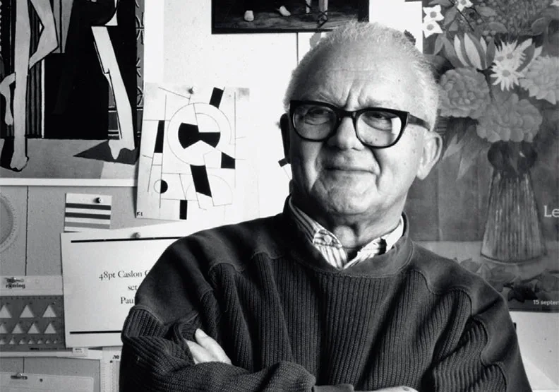 美國設計教父 Paul Rand 保羅．蘭德（圖片提供：原點出版）