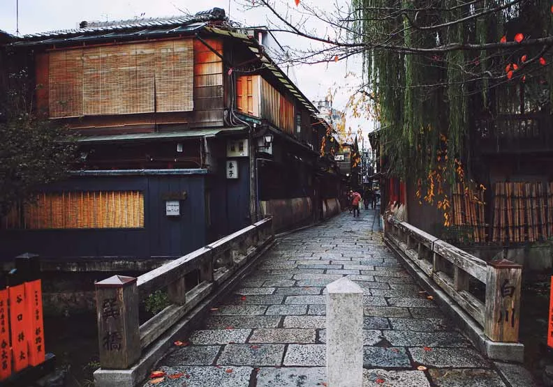 示意圖，京都祇園老街。圖片取自Flickr, 歲月之歌, CC BY 2.0