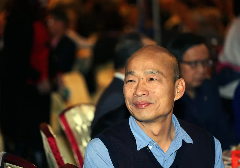 圖／韓國瑜名列國民黨2024不分區立委第一名。陳之俊攝。