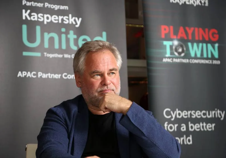 卡巴斯基創辦人暨執行長尤金・卡巴斯基（Eugene Kaspersky）。