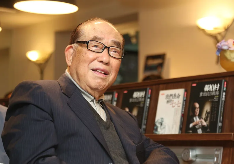 前行政院長郝柏村。
