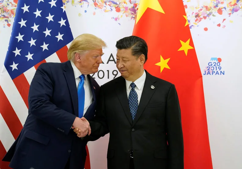 美國總統川普將於本月底在南韓慶州亞太經合會（APEC）期間會晤中國大陸國家主席習近平。圖為2019年G20會議。達志影像