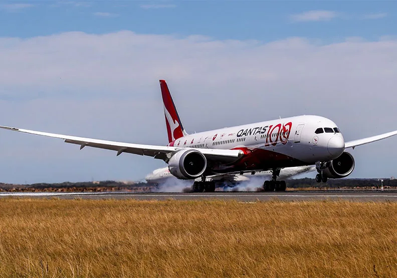 圖／澳洲航空於15日成功完成最長直飛航線的試飛。Qantas提供