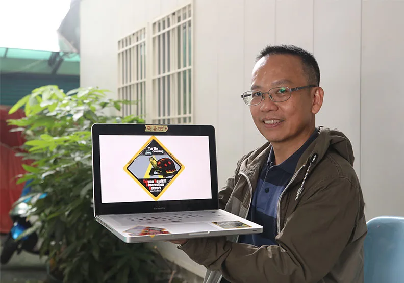 圖／路殺社創辦人林德恩。