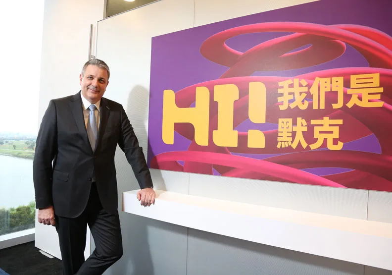 圖／默克集團執行董事暨電子科技事業群執行長凱．貝克曼（Kai Beckmann）。張智傑攝