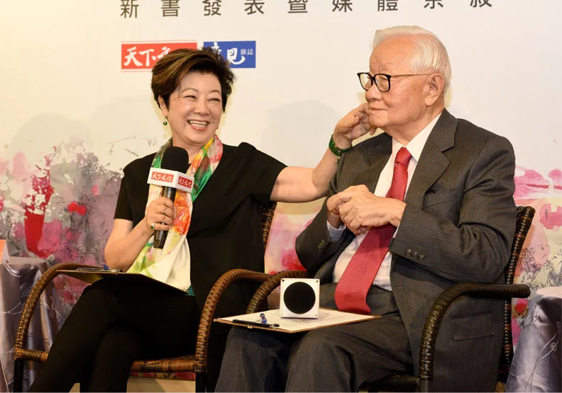 圖／張忠謀夫婦鶼鰈情深。魯皓平攝
