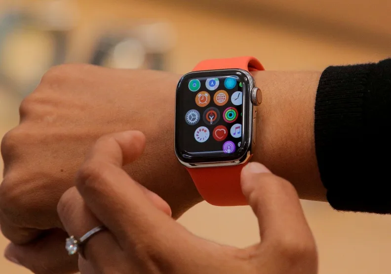 蘋果公司（Apple）宣布，今天在台灣開放智慧手錶Apple Watch高血壓通知功能。達志影像