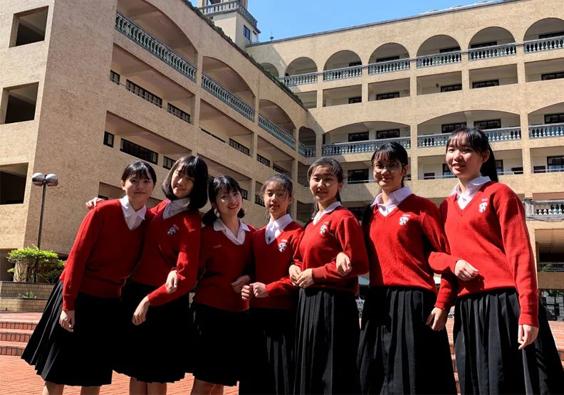 圖／台北市私立靜修高中今日上午舉行校名揭牌典禮。取自靜修Blessed Imelda's School-官網臉書