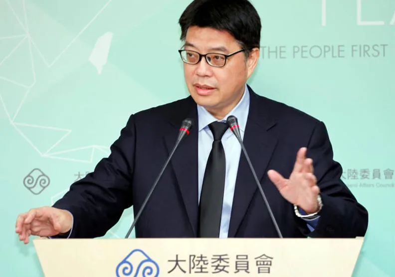 陸委會副主委兼發言人梁文傑。取自陸委會臉書