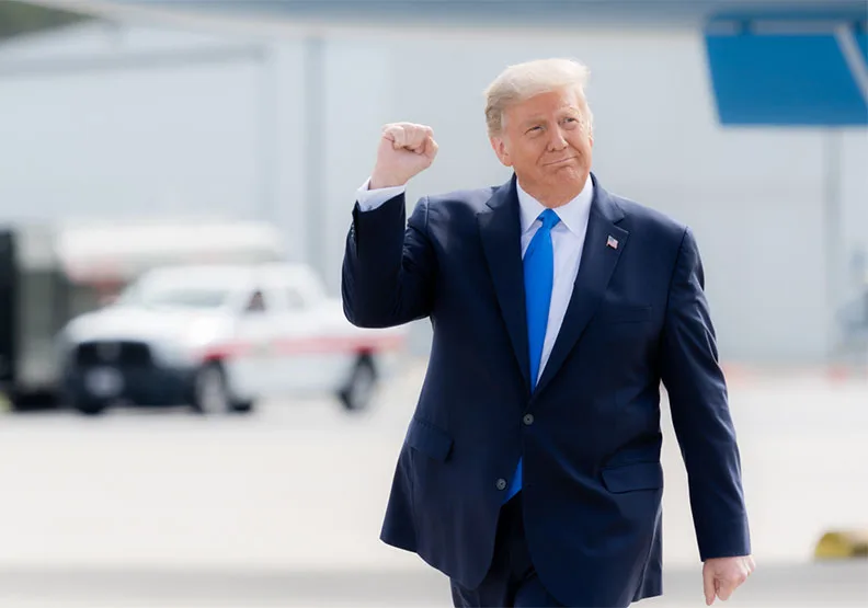 川普對等關稅政策說變就變，台灣企業當自強。Flickr＠The White House