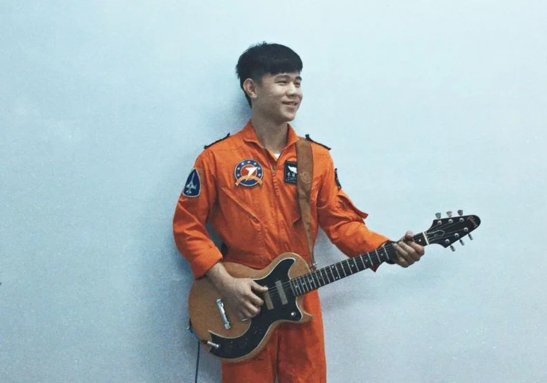 圖／殉職飛官朱冠甍。@tigersonic737 instagram