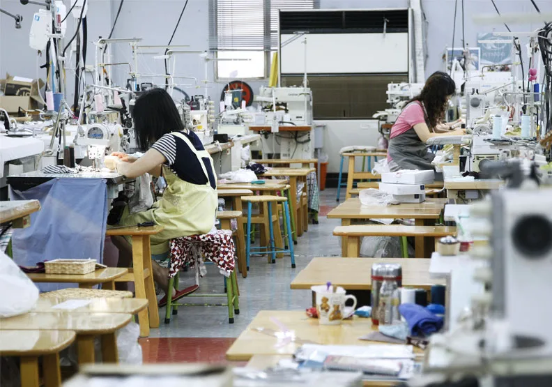 圖／紡織示意圖。張智傑攝