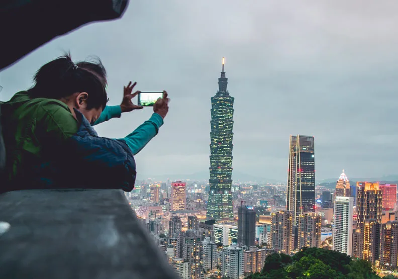 「幸福城市指數」報告出爐，台北自去年第46名躍升至第8名。取自Unsplash