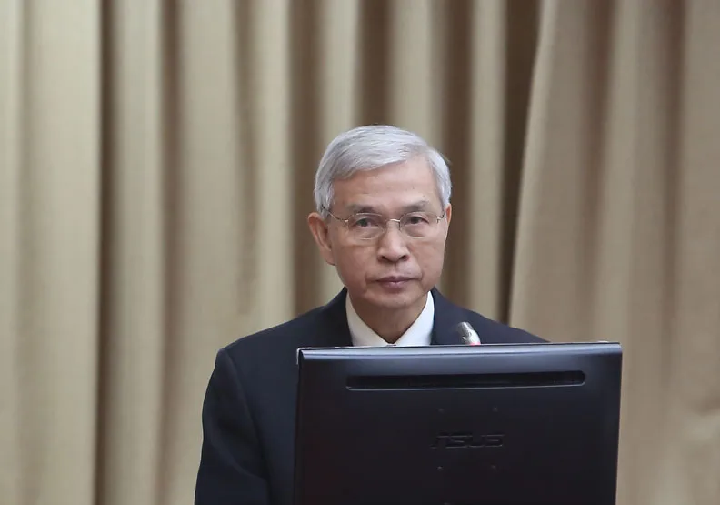 央行總裁楊金龍。蘇義傑攝