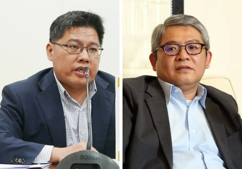 圖／時代力量立委邱顯智、內政部次長花敬群。取自邱顯智臉書、陳之俊攝