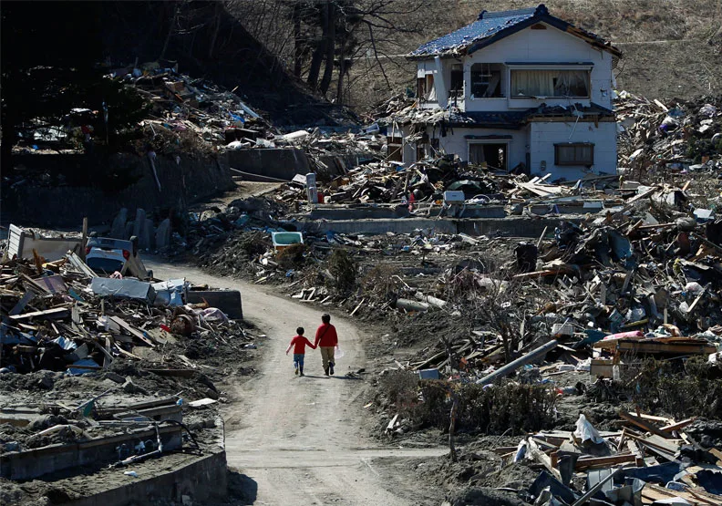 日本311大地震迄今已12週年。達志影像