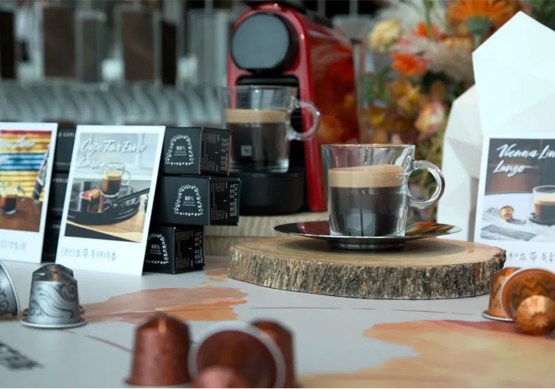 圖／Nespresso膠囊咖啡。池孟諭攝