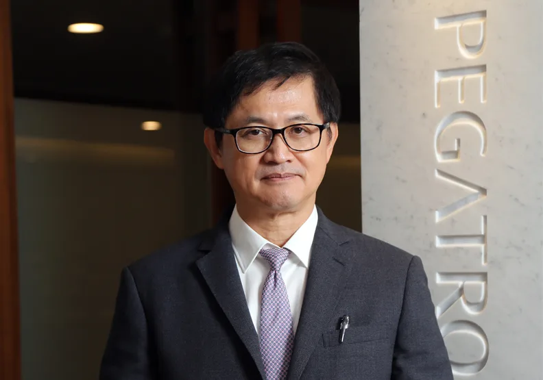 圖／和碩董事長童子賢。陳之俊攝