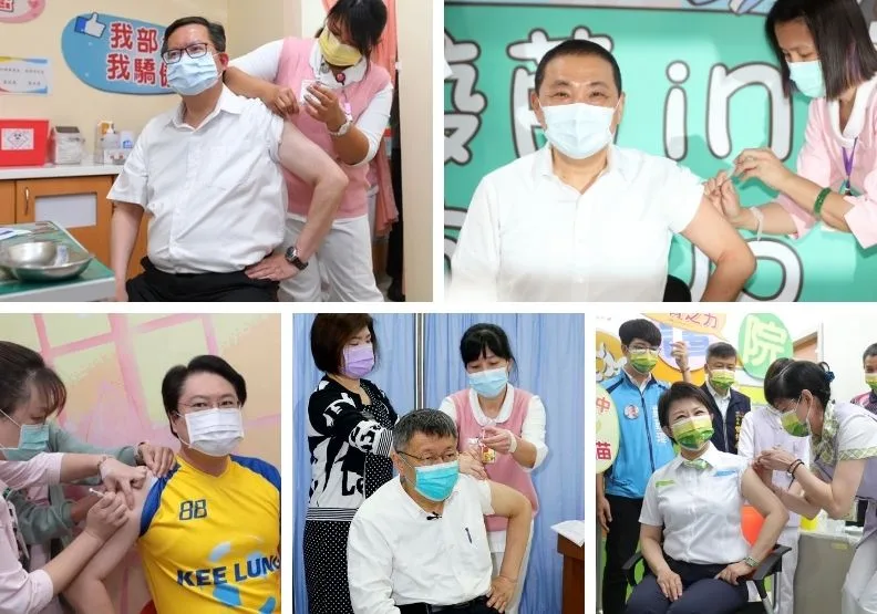 圖／左上桃園市長鄭文燦、右上新北市長侯友宜。左下基隆市長林右昌、中下台北市長柯文哲、右下台中市長盧秀燕。桃園市新聞局處提供、新北市政府提供、林右昌臉書、台北市政府提供、台中市政府提供。
