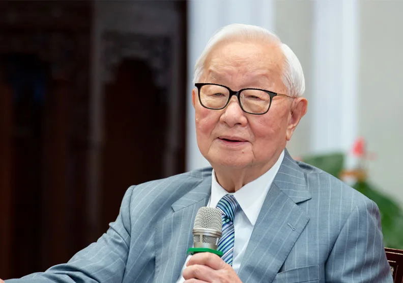 圖／台積電創辦人張忠謀。總統府提供