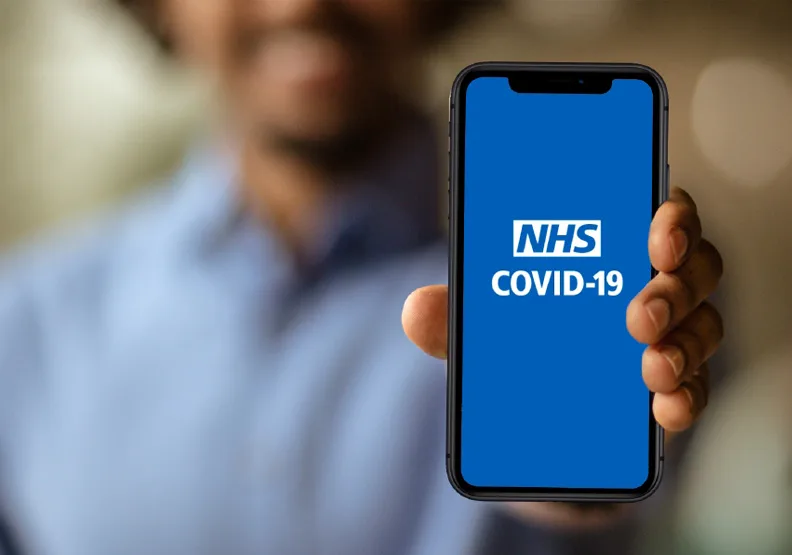 圖／英國國家醫療服務體系新冠App「NHS COVID-19 app」。取自NHS官網