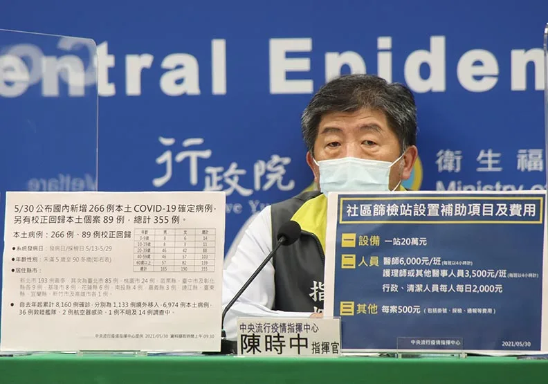 中央流行疫情指揮中心提供