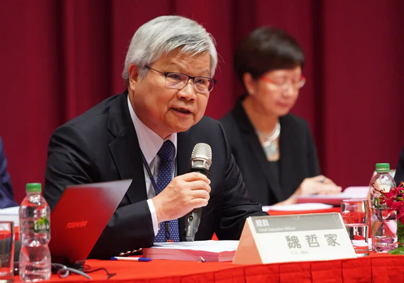 台積電總裁魏哲家。賴永祥攝影