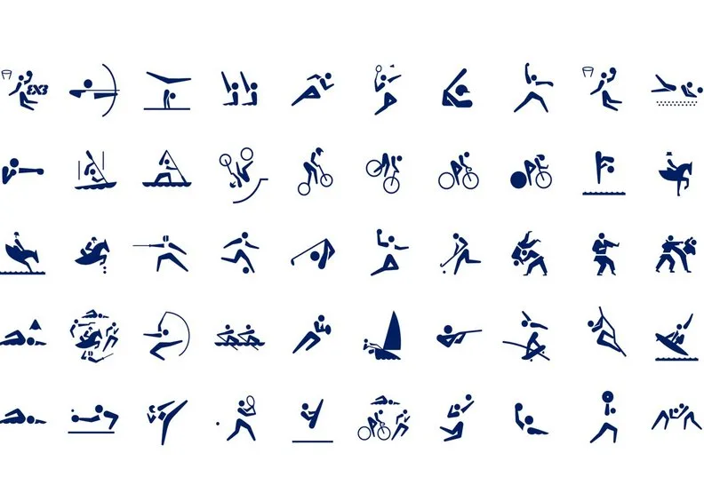 本屆東京奧運非常亮眼的運動項目象形圖標。Olympics.com