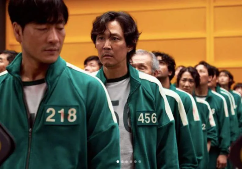 圖／Netflix當紅韓國影集《魷魚遊戲》。Netflix提供