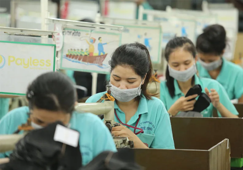 越南工廠。張智傑攝