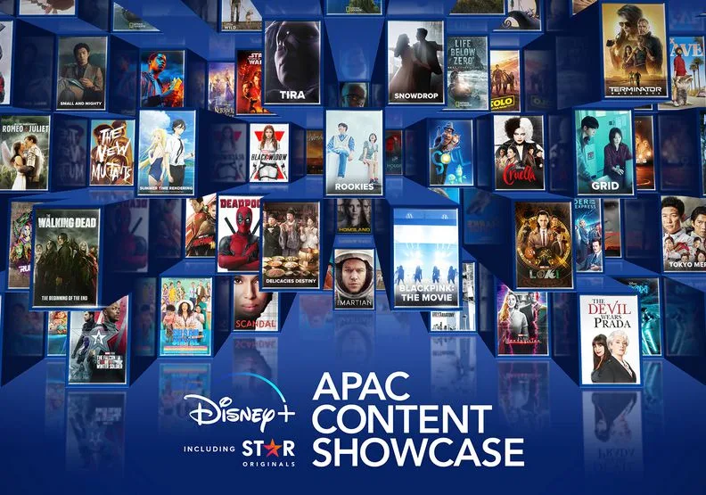 Disney+發布專屬亞太區打造的精彩內容。Disney