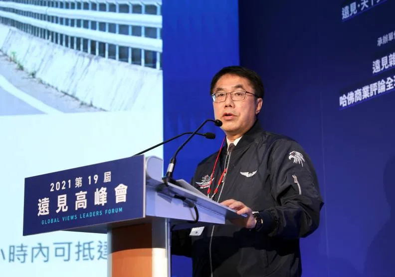 黃偉哲指出，台南吸引許多大企業進駐，更有許多隱形冠軍在供應鏈中扮演重要角色。張智傑攝