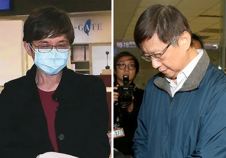 圖／紡織貿易商潤寅公司負責人楊文虎（右）、王音之（左）。聯合新聞網提供