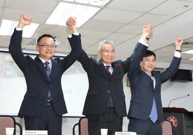 圖／王光祥將接任大同董座王光祥（中）。蘇義傑攝