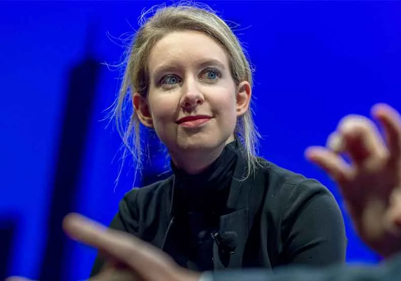 圖／Theranos創辦人霍姆斯（Elizabeth Holmes）。Flickr by FORTUNE Global Forum