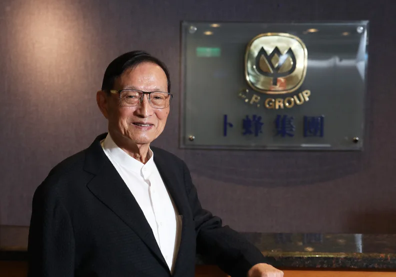圖／卜蜂董座鄭武樾。蘇義傑攝