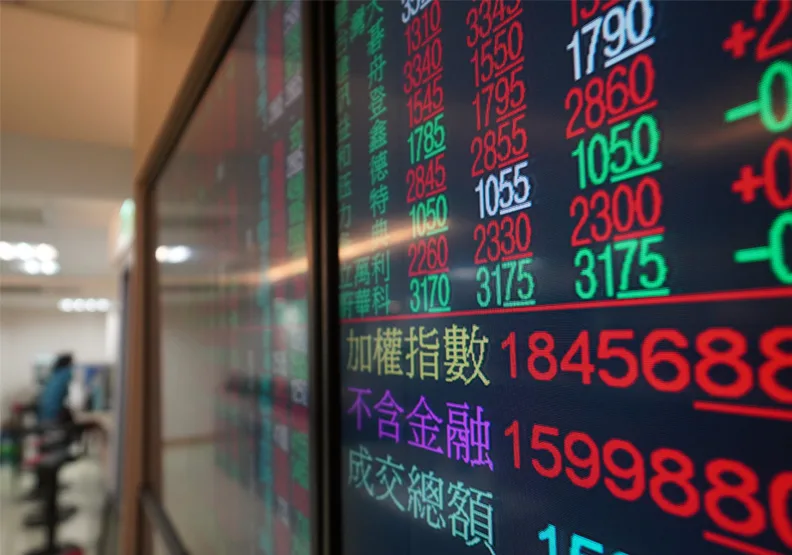 圖／台股示意圖。陳之俊攝