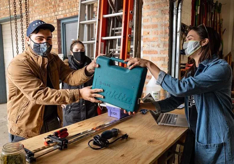 取自創新拿鐵。圖片來源：Chicago Tool Library／FB
