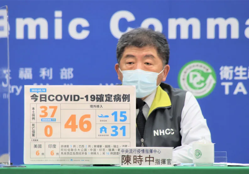 本土+37！過年「跨縣家庭群聚」釀6人染疫，高屏新北、苗栗皆有足跡。中央流行疫情指揮中心提供