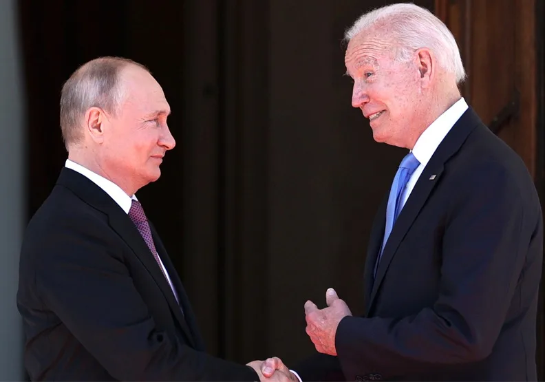 圖／美國總統拜登將與俄羅斯總統普丁通話。President of Russia官網