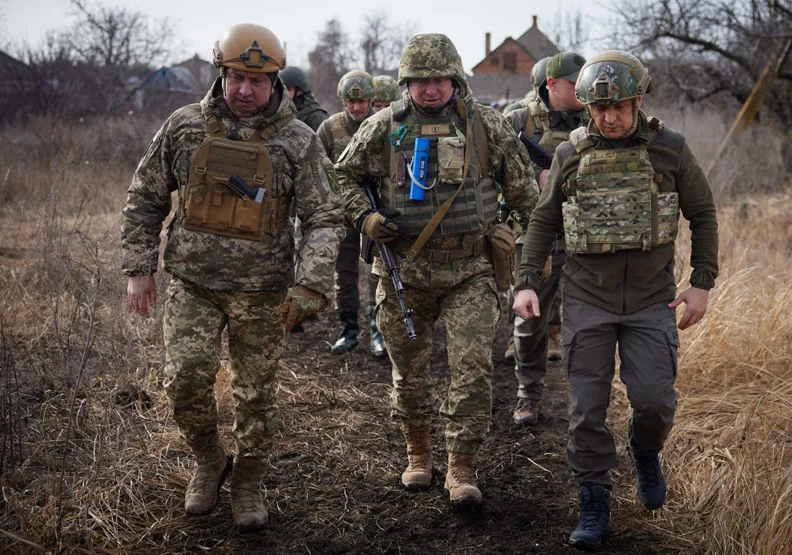圖／俄、烏軍力差距有多大？取自President of Ukraine官網