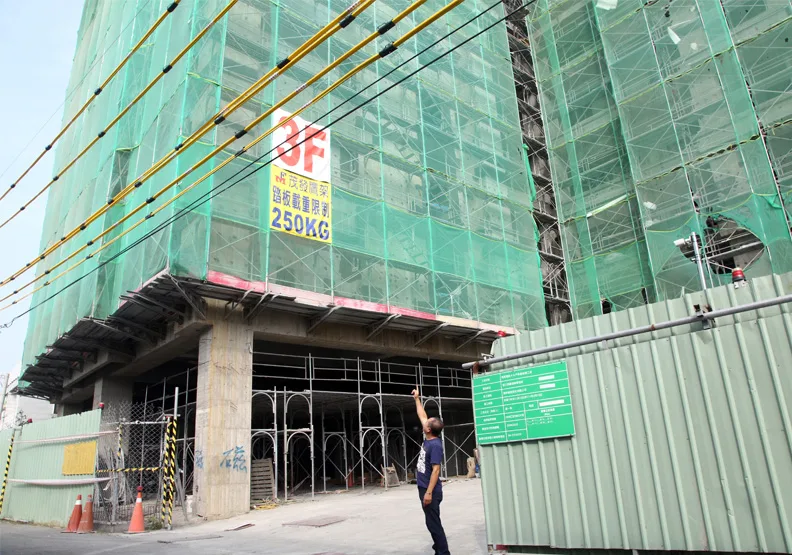 圖／台南善化建案。陳之俊攝
