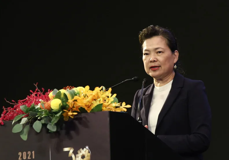 針對美國矽谷銀行倒閉遭接管，經幣部長王美花表示對台影響不大。取自經濟部官網