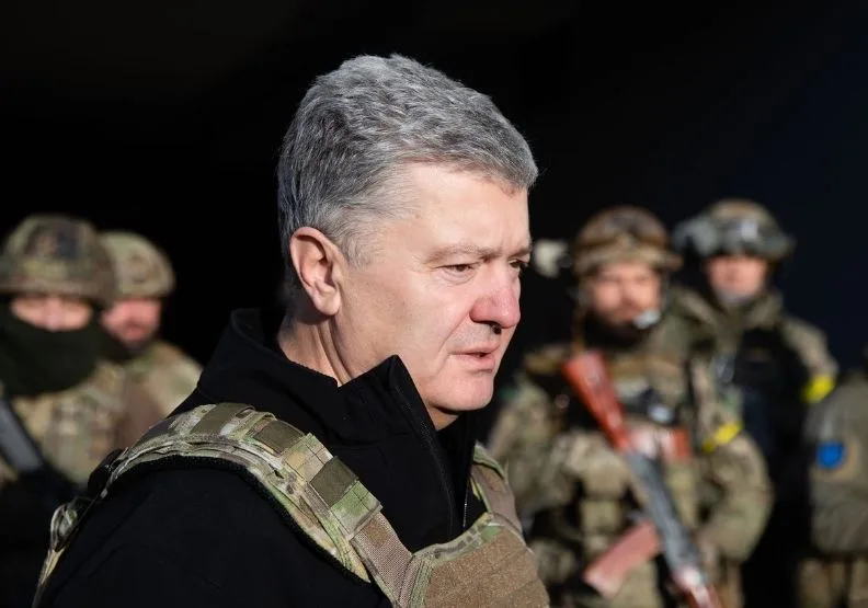 圖／烏克蘭前總統Petro Poroshenko接受CNN專訪。取自Петро Порошенко臉書。