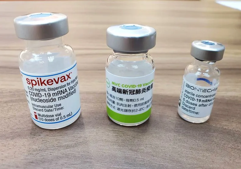圖／林口長庚醫院發表國內第一份COVID-19疫苗追加劑接種研究成果。長庚醫院提供