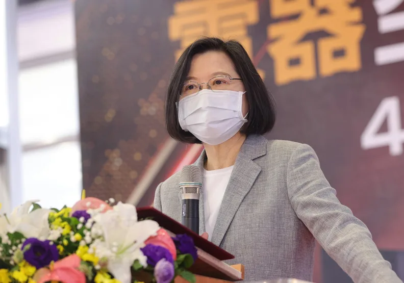 圖／總統蔡英文。總統府提供